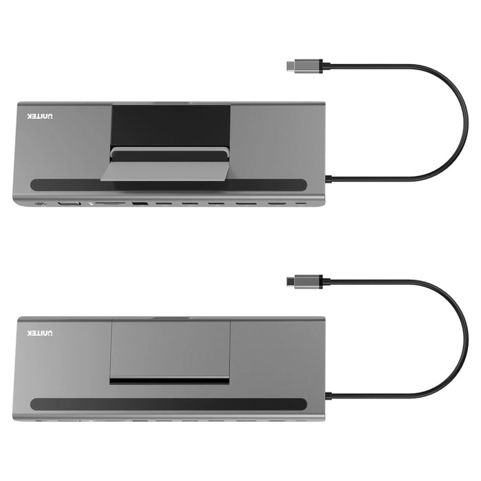UNITEK 11-in-1 USB-C Ethernet Hub and Docking Station. MST - Triple Displays - H - LX2001 - Homewares, Outdoor, Phone Accessories, Cases, Speakers, Headphones + More -