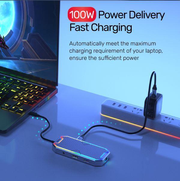 UNITEK 7-in-1 Multi-Port 100W PD Hub Supporting 10Gbps with USB-C Connector. Inc - LX2001 - Homewares, Outdoor, Phone Accessories, Cases, Speakers, Headphones + More -