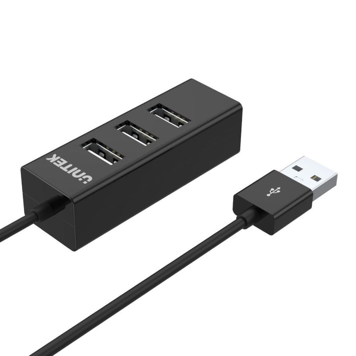 UNITEK USB-A 2.0 4-Port High Speed Hub with Data Transfer Speed up to 480Mbps. C