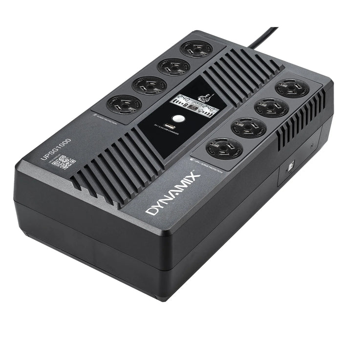 DYNAMIX SafeGuard 1000VA/600W Line Interactive UPS, 4 x NZ Battery Back Up and S - LX2001 - Homewares, Outdoor, Phone Accessories, Cases, Speakers, Headphones + More -