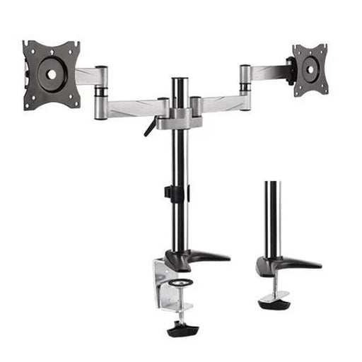 BRATECK 13"-27" Dual Monitor Desk Mount. Max load 8kg per arm. Extend, Tilt and - LX2001 - Homewares, Outdoor, Phone Accessories, Cases, Speakers, Headphones + More -