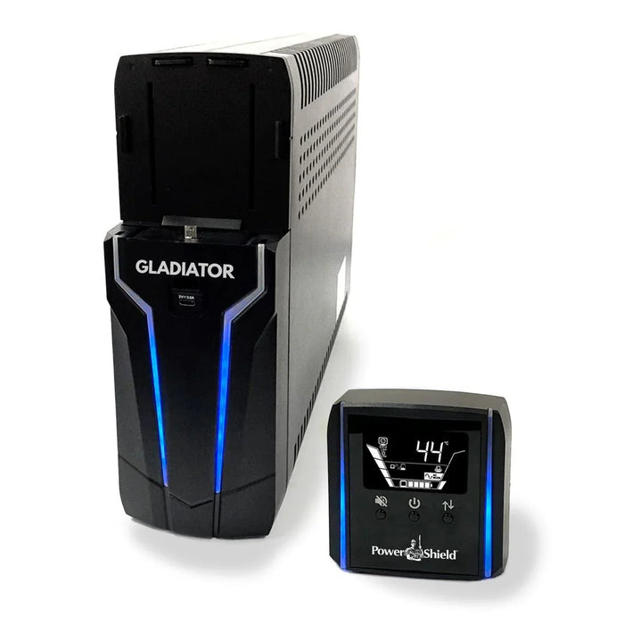 POWERSHIELD Gladiator 1500VA/900W Gaming Line Interactive Pure Sine Wave Tower U - LX2001 - Homewares, Outdoor, Phone Accessories, Cases, Speakers, Headphones + More -