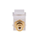 DYNAMIX White RCA to RCA Keystone Adapter. Gold Plated - LX2001 - Homewares, Outdoor, Phone Accessories, Cases, Speakers, Headphones + More -