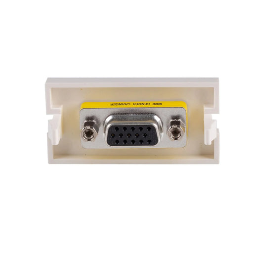 DYNAMIX VGA HD15 Female to Female Bezel for AVP-3UFP Plate - LX2001 - Homewares, Outdoor, Phone Accessories, Cases, Speakers, Headphones + More -