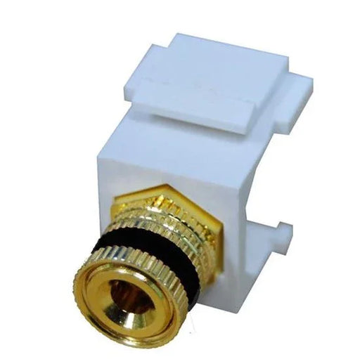 DYNAMIX Black Speaker Binding Post, Keystone Adapter. Gold Plated - LX2001 - Homewares, Outdoor, Phone Accessories, Cases, Speakers, Headphones + More -