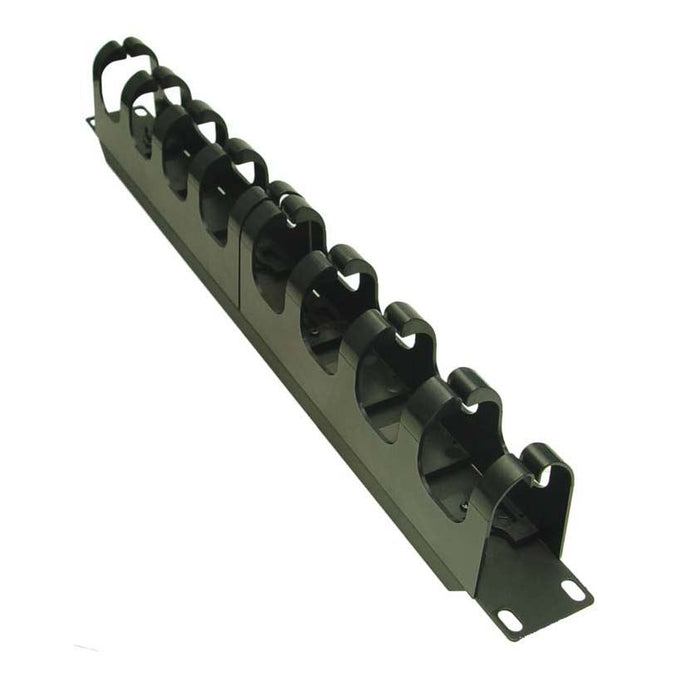 DYNAMIX 19'' Cable Management Bar. Supplied with Cage Nuts. 70mm Deep.