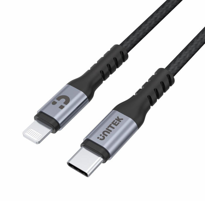 UNITEK 1m MFi USB-C to Lightning Connector Cable. Apple Certified Fast Charge an