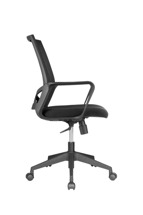 BRATECK Office Chair. Ergonomic with Breathable Mesh Back. Pneumatic Seat-Height