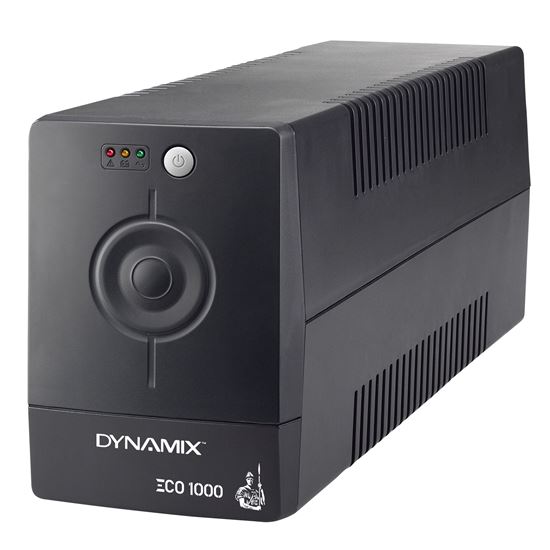 DYNAMIX ECO Range 1000VA (600W) Line Interactive UPS. 3x NZ Power Sockets with B