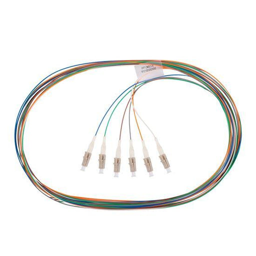 DYNAMIX 2M LC Pigtail OM3 6x Pack Colour Coded, 900um Multimode Fibre - LX2001 - Homewares, Outdoor, Phone Accessories, Cases, Speakers, Headphones + More -