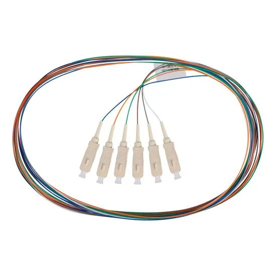 2M SC Pigtail OM3 6x Pack Colour Coded 900um Multimode Fibre Tight Buffer - LX2001 - Homewares, Outdoor, Phone Accessories, Cases, Speakers, Headphones + More -