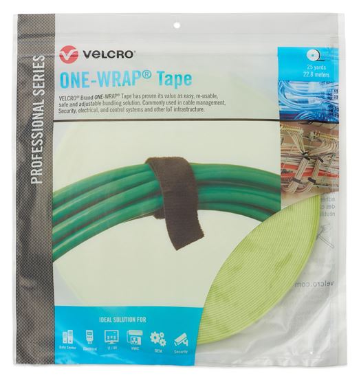 VELCRO One-Wrap Cable Tie. 12.5mm x 22.8m. Designed for easy cable management. I