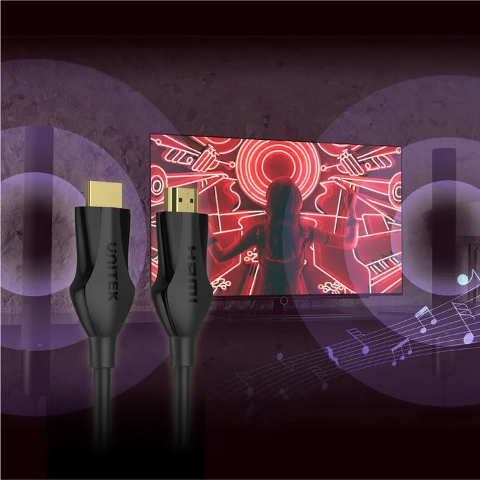 UNITEK 3m HDMI 2.1 Ultra High Speed Cable. Supports 8K 60Hz and 4K 120Hz resolut - LX2001 - Homewares, Outdoor, Phone Accessories, Cases, Speakers, Headphones + More -
