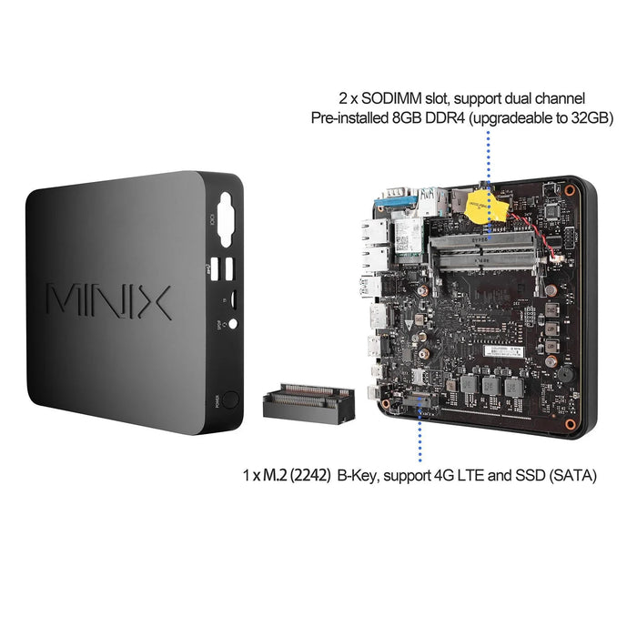 MINIX NGC-5 Intel Core i5-8279U Mini PC with Windows 10 Pro. 8GB DDR4, 2x SODIMM - LX2001 - Homewares, Outdoor, Phone Accessories, Cases, Speakers, Headphones + More -
