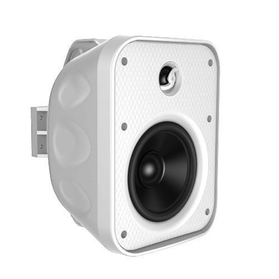 LUMI AUDIO 5.25'' 8ohm / 100V / 70V Outdoor  On-Wall Speaker. IP56 40W RMS, Freq