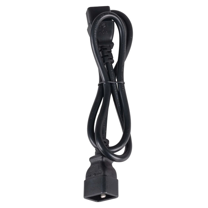 DYNAMIX 1M IEC 16A Power Extension Cord. (C20 Plug to C19 Socket) 1.5mm Black - LX2001 - Homewares, Outdoor, Phone Accessories, Cases, Speakers, Headphones + More -