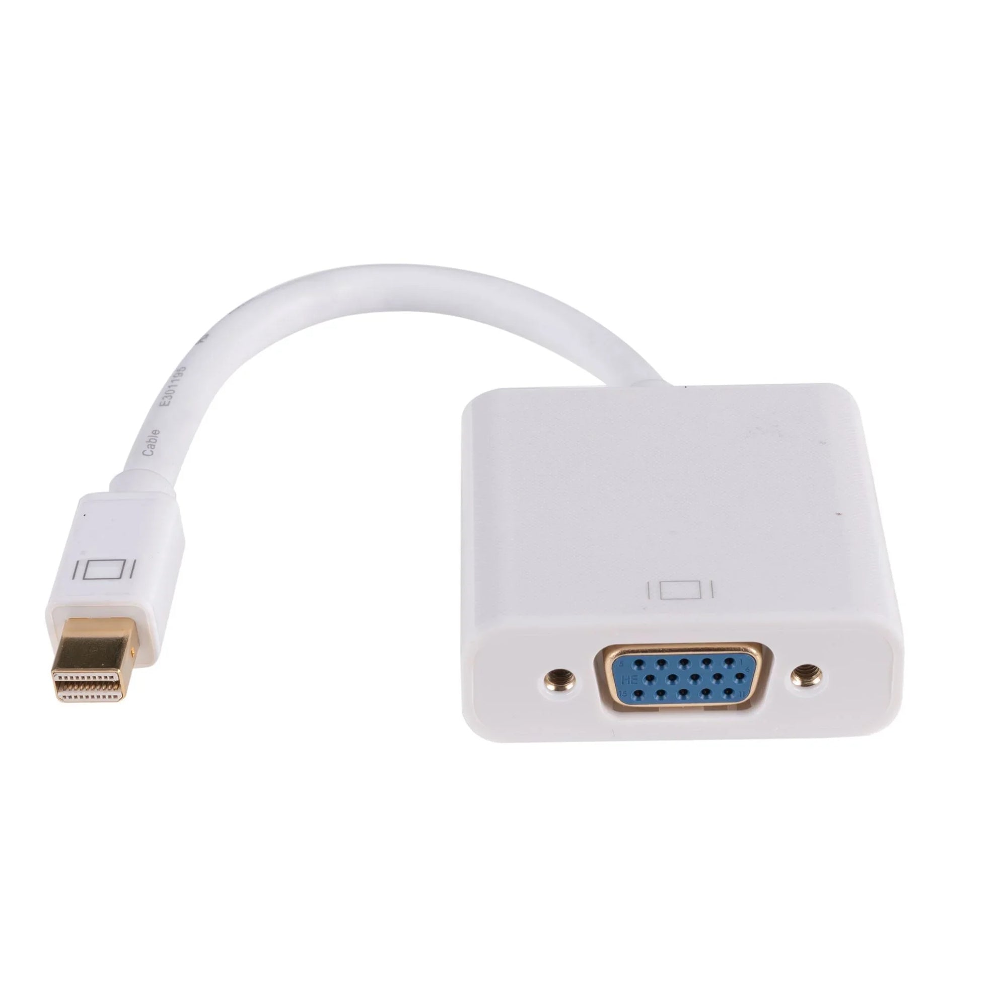 DYNAMIX 0.2m Mini DisplayPort VGA Female Cable Convertor 1080p@60Hz (1 ...