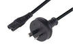 DYNAMIX 2M 2-Pin plug to C7 Figure 8 connector. 7.5A. SAA approved power cord. 0 - LX2001 - Homewares, Outdoor, Phone Accessories, Cases, Speakers, Headphones + More -