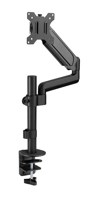 BRATECK 17"-32" Pole-Mounted Gas Spring Single Monitor Desk Mount Bracket with D - LX2001 - Homewares, Outdoor, Phone Accessories, Cases, Speakers, Headphones + More -