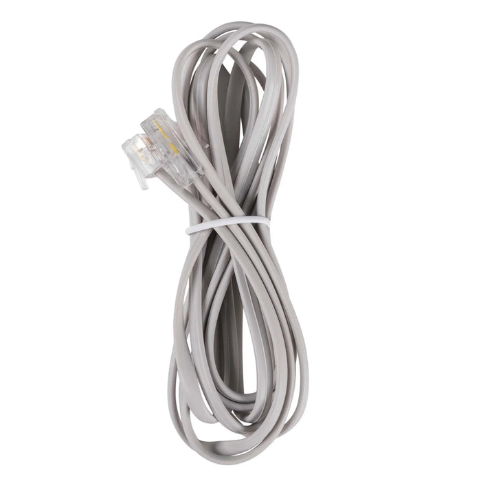DYNAMIX 3m RJ12 to RJ45 Cable - 4C All pins connected crossed, Colour Grey - LX2001 - Homewares, Outdoor, Phone Accessories, Cases, Speakers, Headphones + More -