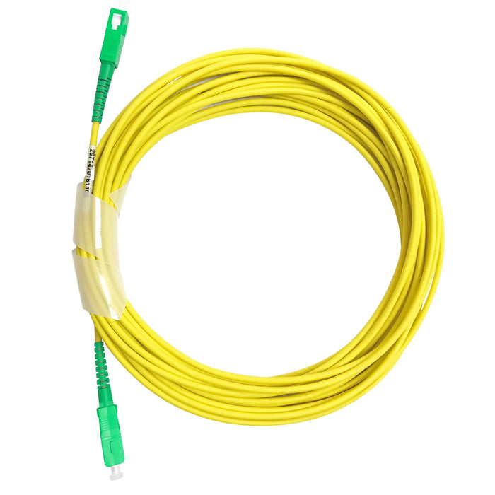 30M SCA/SCA G657A1 Armoured Fibre Lead (Simplex, Singlemode) Yellow 3.0mm Jacket - LX2001 - Homewares, Outdoor, Phone Accessories, Cases, Speakers, Headphones + More -
