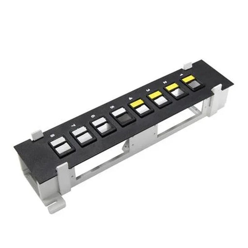 DYNAMIX Mini 8 Port Unloaded Keystone Patch Panel - LX2001 - Homewares, Outdoor, Phone Accessories, Cases, Speakers, Headphones + More -