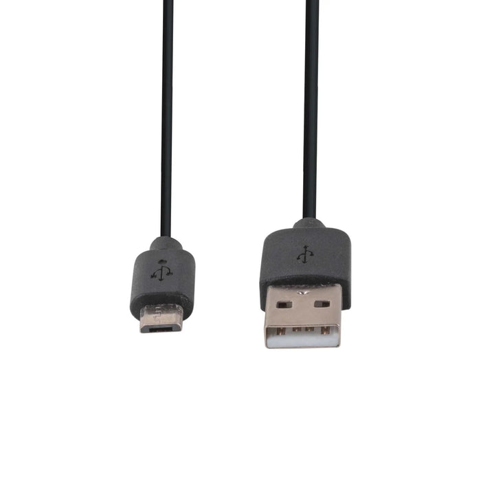 DYNAMIX 2m USB 2.0 Micro-B Male to USB-A Male Connectors. Colour Black. - LX2001 - Homewares, Outdoor, Phone Accessories, Cases, Speakers, Headphones + More -
