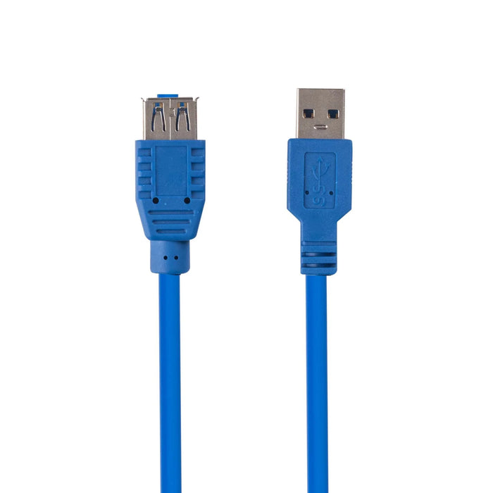 DYNAMIX 3m USB 3.0 USB-A Male to Female Extension Cable. Colour Blue - LX2001 - Homewares, Outdoor, Phone Accessories, Cases, Speakers, Headphones + More -