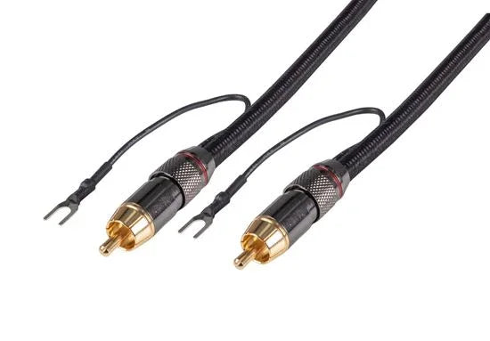 DYNAMIX 3m Coaxial Subwoofer Cable RCA Male to Male w/ Grounding Spade Connector - LX2001 - Homewares, Outdoor, Phone Accessories, Cases, Speakers, Headphones + More -