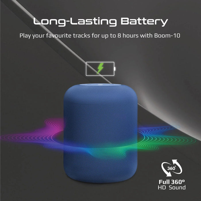 PROMATE 10W Wireless HD Bluetooth Compact Lightweight Speaker. Built-in 2400mAh - LX2001 - Homewares, Outdoor, Phone Accessories, Cases, Speakers, Headphones + More -