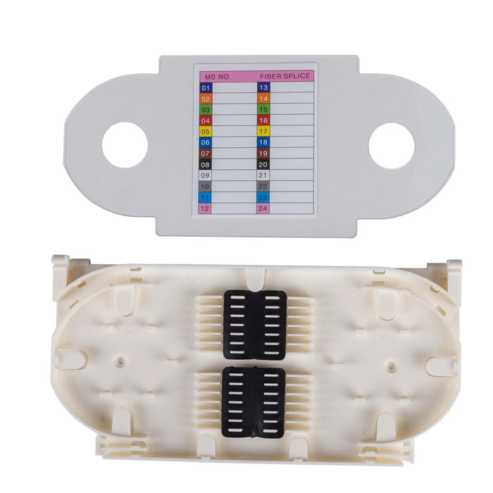 DYNAMIX Splice Tray 24FO. Holds up to 12 or 24 Heat-shrink Splice Protectors - LX2001 - Homewares, Outdoor, Phone Accessories, Cases, Speakers, Headphones + More -