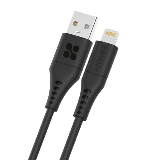 PROMATE 2m USB-A to Lightning Data & Charge Cable. Data Transfer Rate 480Mbps. T