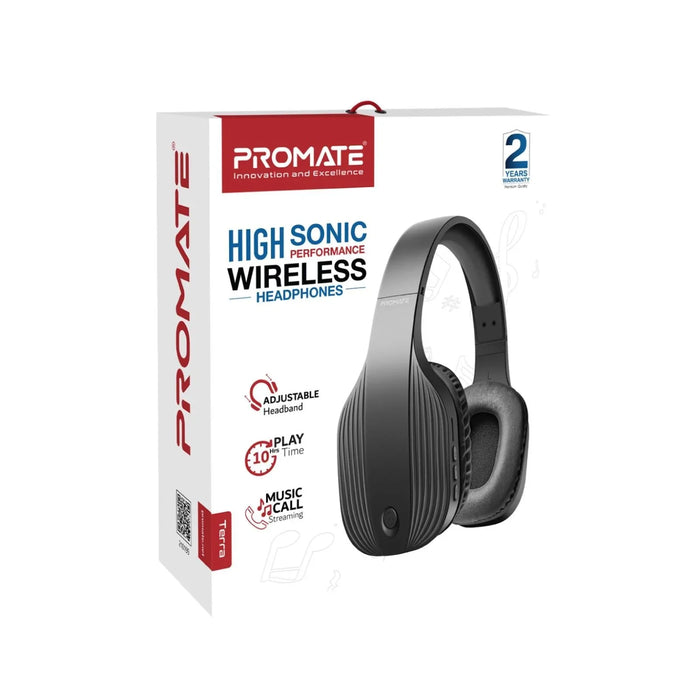 PROMATE Bluetooth Wireless Over-Ear Headphones. Up to 10 Hours Playback 300mAh B - LX2001 - Homewares, Outdoor, Phone Accessories, Cases, Speakers, Headphones + More -