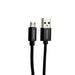 JACKSON 1.5m USB to Micro USB Sync & Charge Cable Braided Cable Black - LX2001 - Homewares, Outdoor, Phone Accessories, Cases, Speakers, Headphones + More -