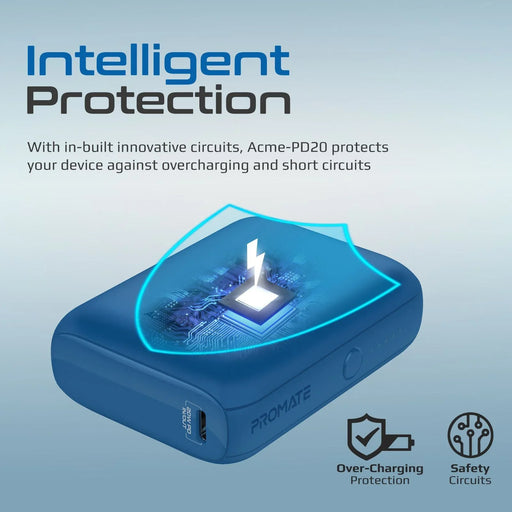 PROMATE 10000mAh Ultra-Mini Power Bank with USB-C Input. Simultaneous Charging v - LX2001 - Homewares, Outdoor, Phone Accessories, Cases, Speakers, Headphones + More -