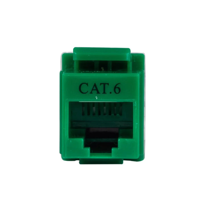 DYNAMIX Cat6 GREEN Keystone RJ45 Jack for 110 Face Plate T568A/T568B Wiring - LX2001 - Homewares, Outdoor, Phone Accessories, Cases, Speakers, Headphones + More -