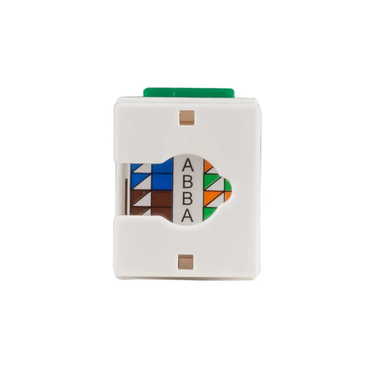 Green Rj45 Keystone DYNAMIX Cat6 GREEN Keystone RJ45 Jack for 110 Face Plate T568A/T568B W ...