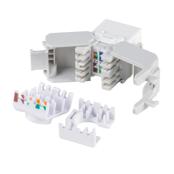 Cat6 UTP Keystone Slimline Tooless & Punch Down Jack 180 Dual IDC 23~26AWG - LX2001 - Homewares, Outdoor, Phone Accessories, Cases, Speakers, Headphones + More -