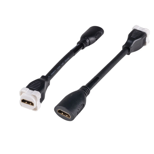 AMDEX 150mm HDMI Adapter Pigtail, High-Speed With Ethernet Rated V2.1 Colour WHI - LX2001 - Homewares, Outdoor, Phone Accessories, Cases, Speakers, Headphones + More -