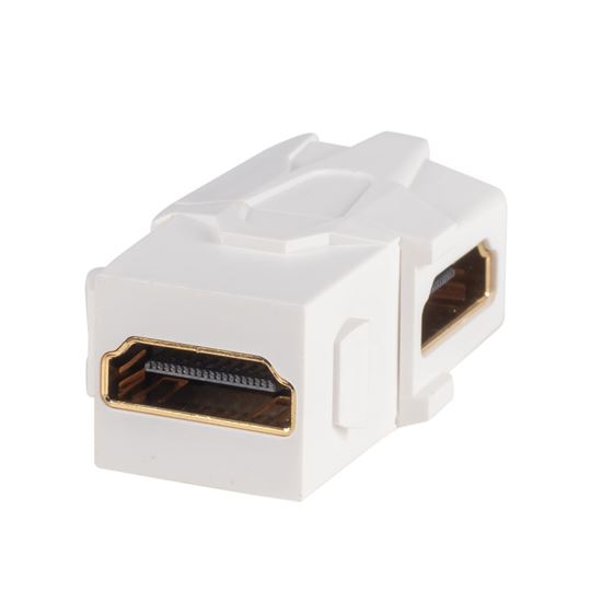 DYNAMIX HDMI 90 Keystone Jack. High-Speed with Ethernet Rated.