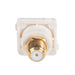 AMDEX White RCA to F Connector. Gold Plated - LX2001 - Homewares, Outdoor, Phone Accessories, Cases, Speakers, Headphones + More -