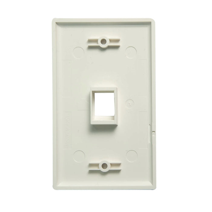 DYNAMIX Single Port Face Plate for RJ45 110 Keystone Jacks. NOTE Jack pins at to - LX2001 - Homewares, Outdoor, Phone Accessories, Cases, Speakers, Headphones + More -