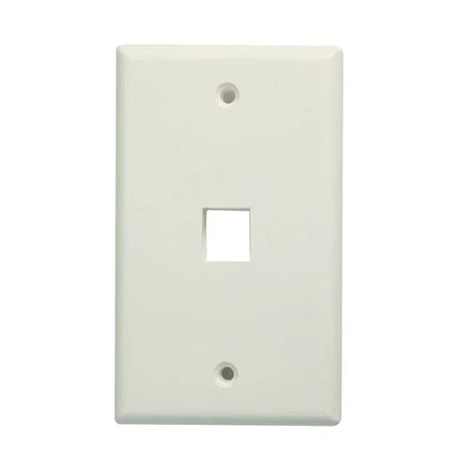 DYNAMIX Single Port Face Plate for RJ45 110 Keystone Jacks. NOTE Jack pins at to - LX2001 - Homewares, Outdoor, Phone Accessories, Cases, Speakers, Headphones + More -