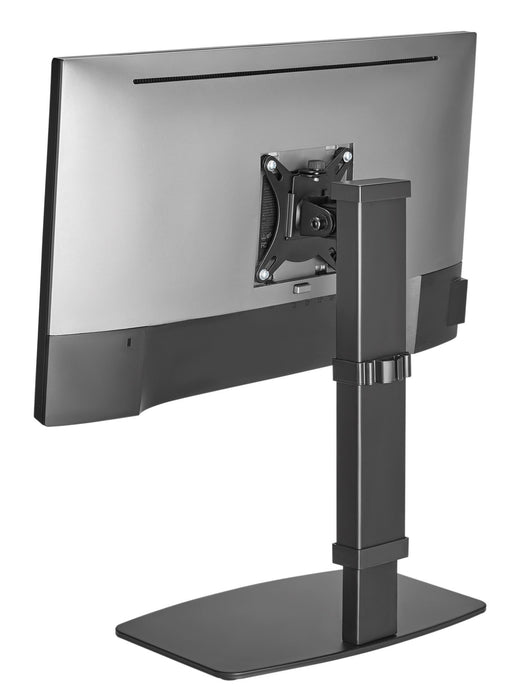 BRATECK 17"-32" Single Screen Vertical Lift Steel Monitor Stand. 10 View Height