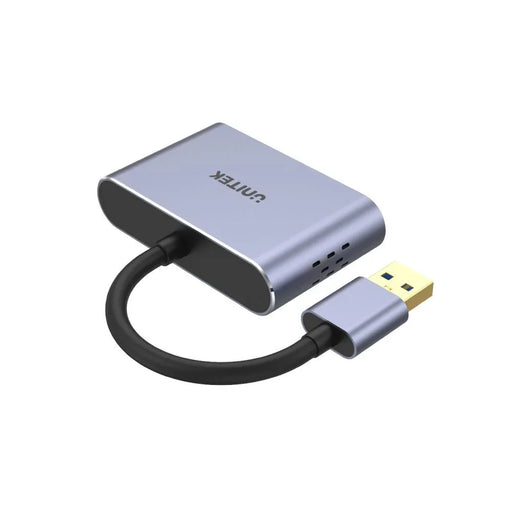 UNITEK USB-A to HDMI 2.0 & VGA Adapter with Dual Monitor Support. Screen Res up - LX2001 - Homewares, Outdoor, Phone Accessories, Cases, Speakers, Headphones + More -