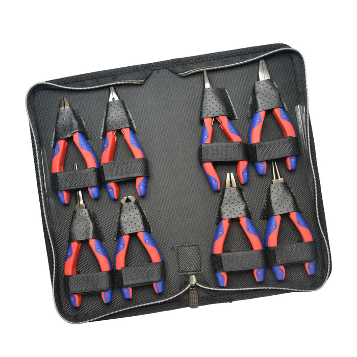 GOLDTOOL 8-Piece Mirror Polished CRV Precision Plier Set. Includes Diagonal Cutt - LX2001 - Homewares, Outdoor, Phone Accessories, Cases, Speakers, Headphones + More -