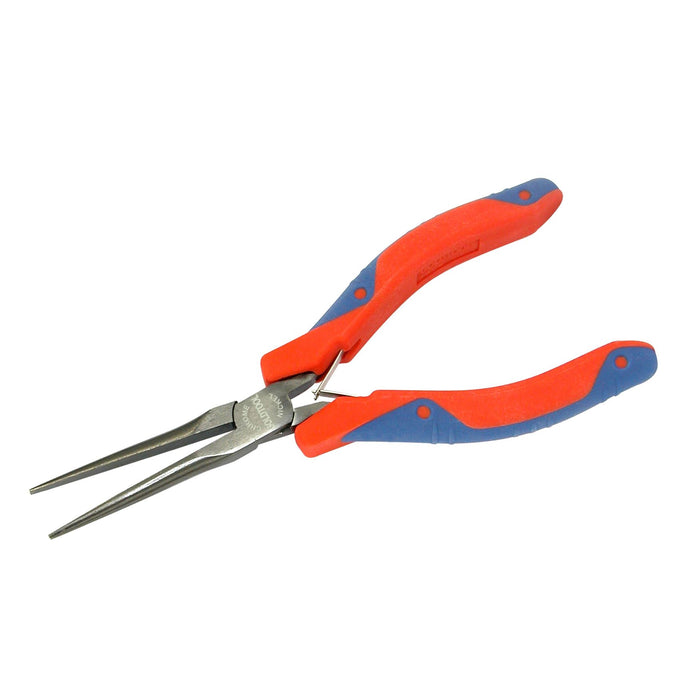 GOLDTOOL 145mm Needle Nose Mirror Polished CRV Precision Plier. 50mm Smooth Jaws