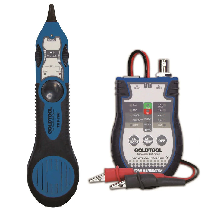 GOLDTOOL 3-IN-1 Tracer & Toner Cable Tester Kit. - LX2001 - Homewares, Outdoor, Phone Accessories, Cases, Speakers, Headphones + More -