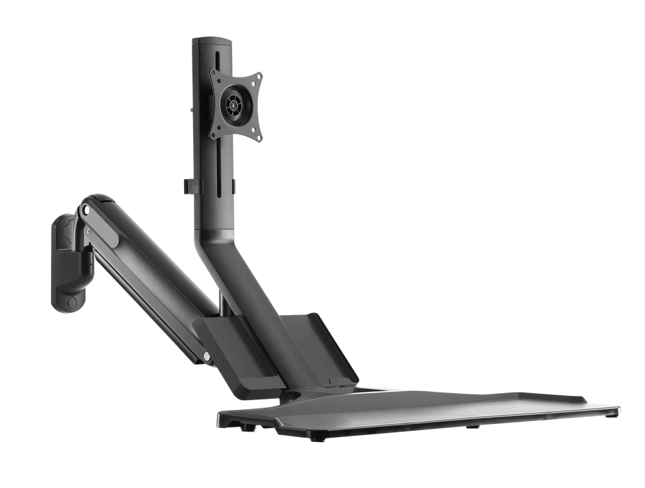 BRATECK 17-32" Wall Mount Single Monitor Gas Spring Sit-Stand Workstation. Foldi - LX2001 - Homewares, Outdoor, Phone Accessories, Cases, Speakers, Headphones + More -