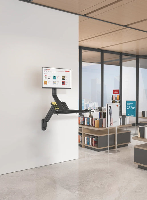 BRATECK 17-32" Wall Mount Single Monitor Gas Spring Sit-Stand Workstation. Foldi - LX2001 - Homewares, Outdoor, Phone Accessories, Cases, Speakers, Headphones + More -